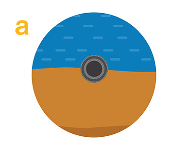 Pipe in tunnel